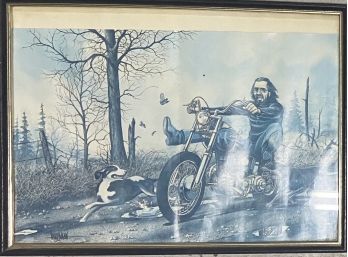 Easy Rider Print In Frame By David Mann