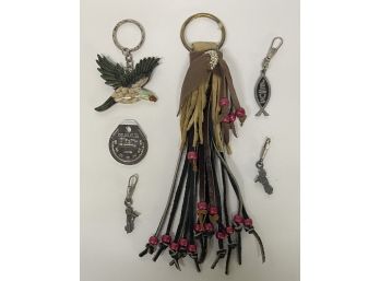 (6) Assorted Key Chains