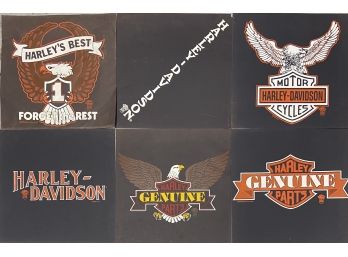(6) Harley Davidson Posters I Including 'harleys Best Forget The Rest'