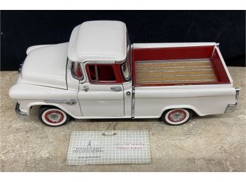Franklin Mint 1955 Chevrolet Cameo Pick Up Die Cast Model With Original Tag
