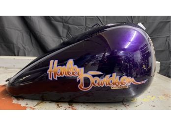 Purple Harley Davidson FatBoy Style Tank With Decal