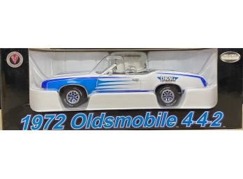 1972 Oldsmobile 4-4-2 Die Cast Car With Original Box