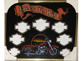 Born To Be Wild Patch Display Frame With Original Packaging