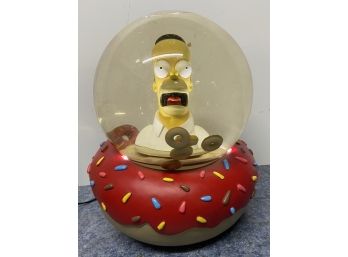 Homer Simpson Light Up Donut Globe