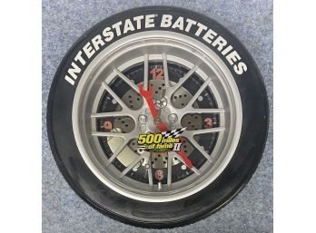 Interstate Batteries Tire Clock