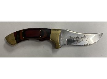 Brass Handled Stainless Steel Sturgis Knife