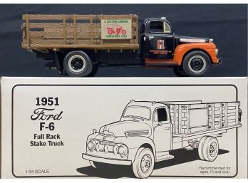 1951 Ford F-6 Full Rack Stake Truck With Original Box