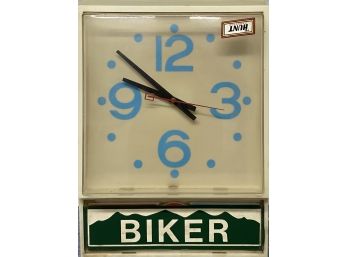 Junior New Dimension Clock With Biker Sticker