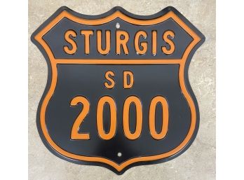 Sturgis SD 2000 Metal Sign (1 Of 2)