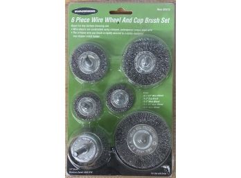 Warriors 6 Piece Wheel And Cup Brush Set (new)
