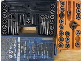 Collection Of Assorted Tap And Die Sets