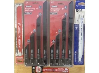 Assorted Reciprocating Saw Blades New In Box