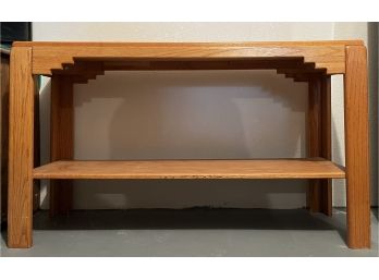 Oak Console Table