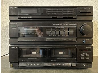 Sony Equalizer, Receiver, And Tape Deck