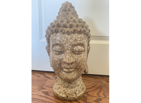 Heavy  Serene Buddha Head Garden Ornament