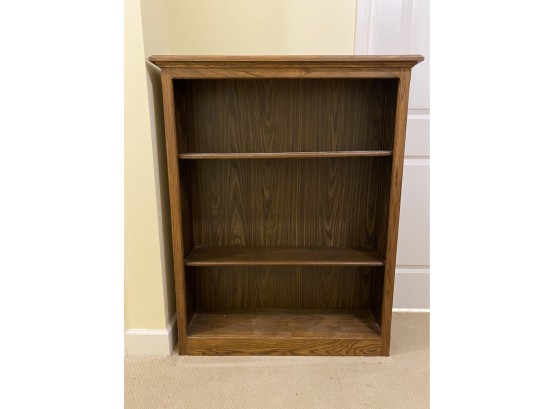 Solid Wood Oak Bookcase With Four Shelves (3 Of 3)