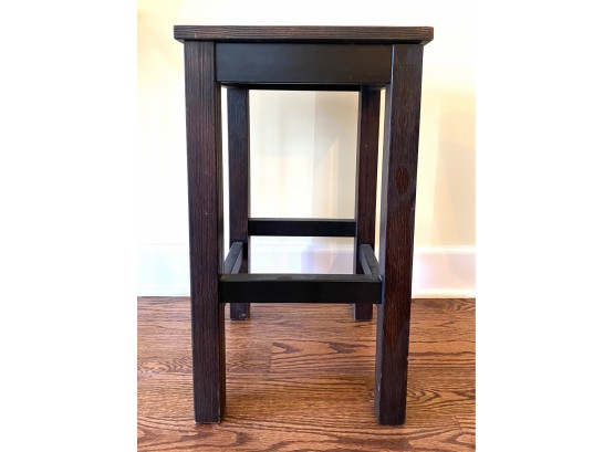 Pier One Stool With Dark Wood Detailing