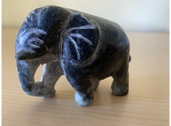Lovely Little Carved Elephant Made Of Stone