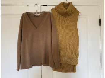 Pair Of Two Ladies Designer Sweaters Including Zara Cashmere And Rag And Bone Knit