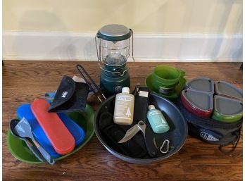 Great Collection Of Camping Cookware And Lanterns