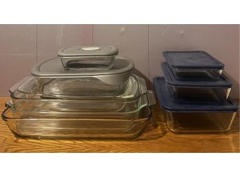 Glass Baking And Storage Pans - Pyrex And More