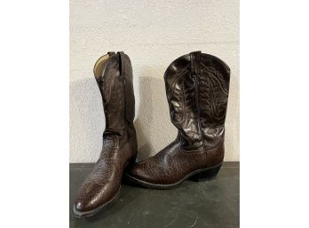 Tony Lama Cordovan Brown Cowboy Boots