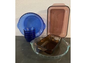 Colored Glass Bakeware - Visions, Anchor Hocking, Pyrex