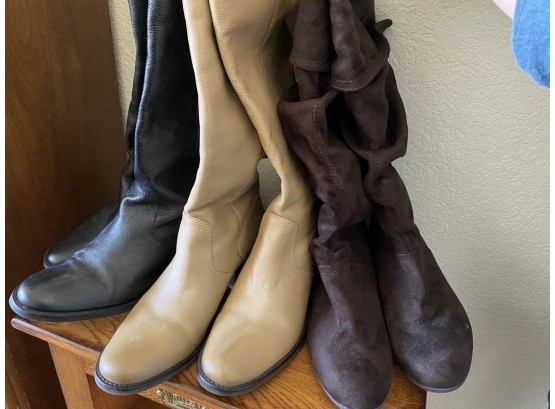 Collection Of Stylish Ladies' Tall Boots Size 9