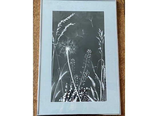Original Signed Hunt Photograph 'Sowing Of The Fields' Black And White