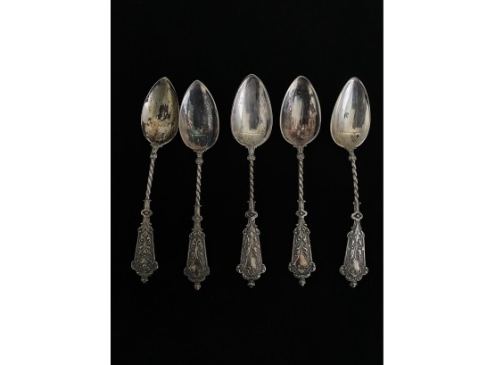 Lot Of 800 Silver Spoons (5)