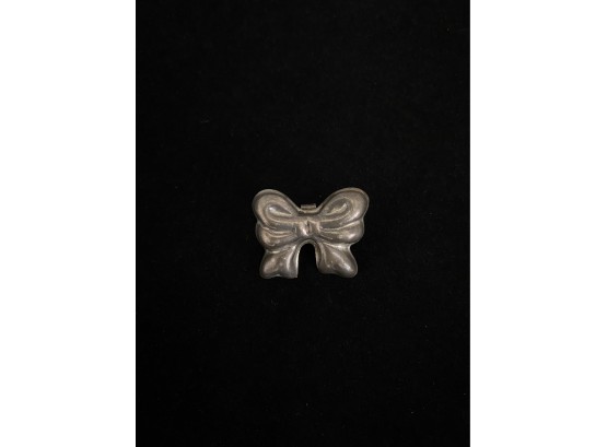 Sterling Silver Bow Pin- 925 Mexico