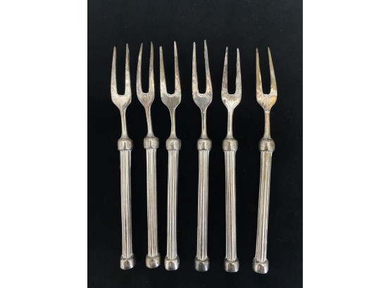 Mid Century Cocktail Forks (6)