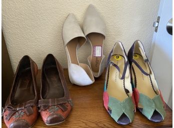 Grouping Of Three Stylish Ladies' Designer Footwear