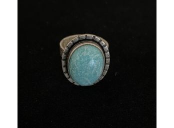 835 Silver Turquoise Ring