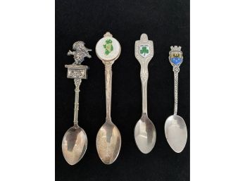 Lot Of 4 Collectible Spoons