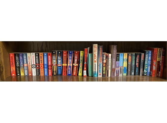 Shelf Of Books Featuring Lee Child Books