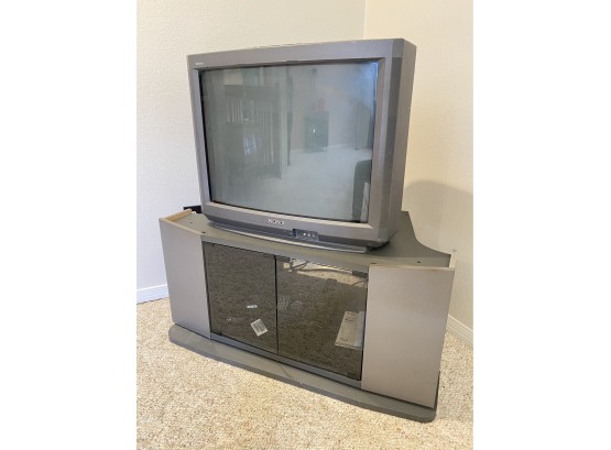 Sony TV With Entertainment Center