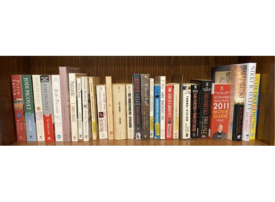 Shelf Of Books Including Jodi Picoult Books