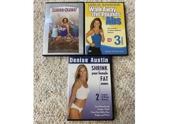 Lot Of 3 Exercise DVDs