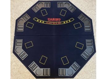 Casino Poker Table Topper With Case