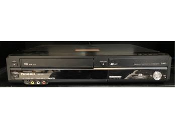Panasonic DMREZ47V VHS And DVD Recorder Combo With Controller And Manual