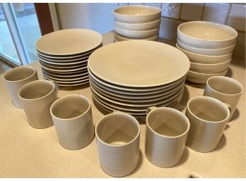 Lot Of 38 Mikasa High Fired Ironstone Dishes