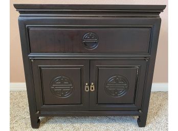 Side Accent Table With Drawers