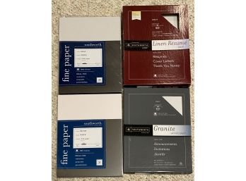 Lot Of 4 Specialty Papers