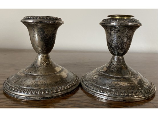 Empire Sterling Candle Holders