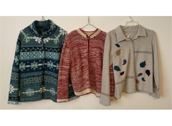 (3) Women's Sweaters