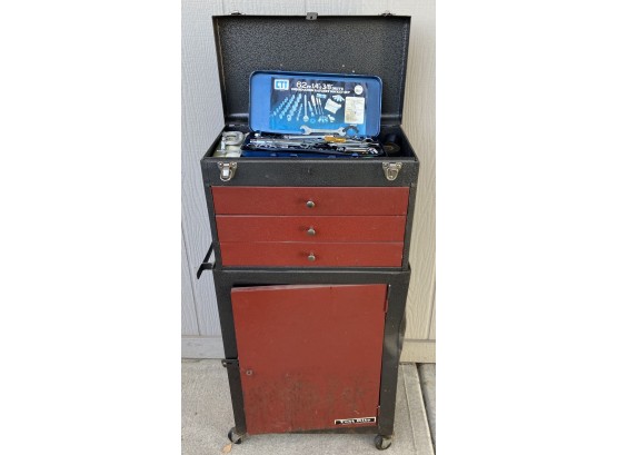 TestRite Metal Tool Chest With Assorted Tools (as Is)