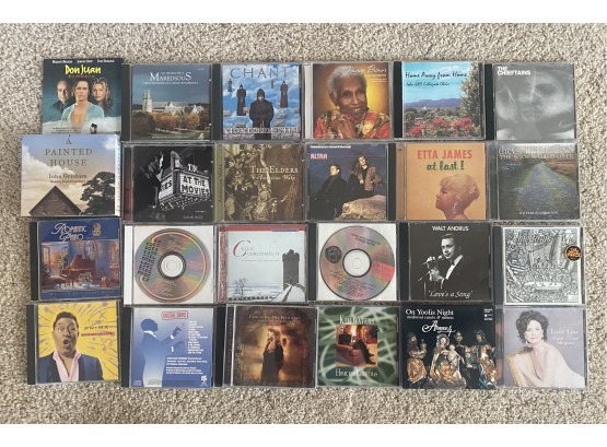Lot Of 24 Assorted Cds