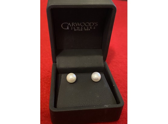 Garwood Jewelers Pearl Earrings With 14k Post
