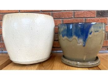 2 Gorgeous Ceramic Planter Pots
